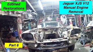 Jaguar XJS V12 Manual Engine Removal Part 6 Check over and Nearly Done just gotta get her rolling