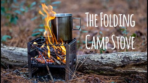 The Folding Camp Stove | camping | backpacking | outdoors