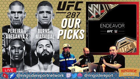UFC 287: Pereira vs. Adesanya 2 | Card Predictions | Live Stream🟥