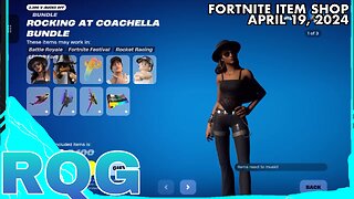 OTHER COACHELLA SKINS ARE BACK! FORTNITE ITEM SHOP (April 19, 2024)