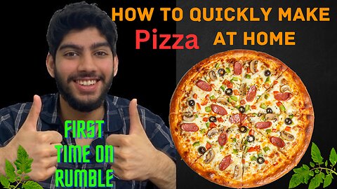 Quick Homemade Pizza | How to make Pizza at Home | Ghar mein Pizza banane ka tarika