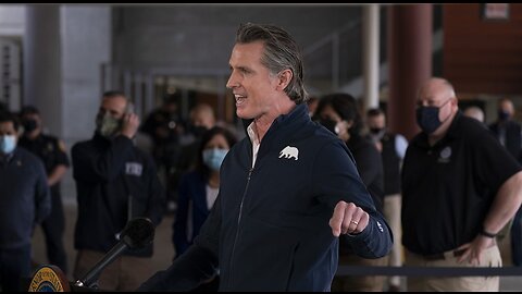 Video of What’s Happening Behind Gavin Newsom During Gun Rights Interview Makes Him Look Even Worse