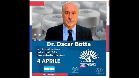 “Vacuna de la gripe: polisorbato 80 y tormenta de citoquinas.” Dr. Oscar Botta (Argentina)