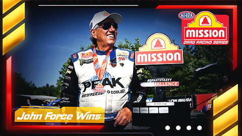 John Force wins Mission #2Fast2Tasty Challenge in Epping