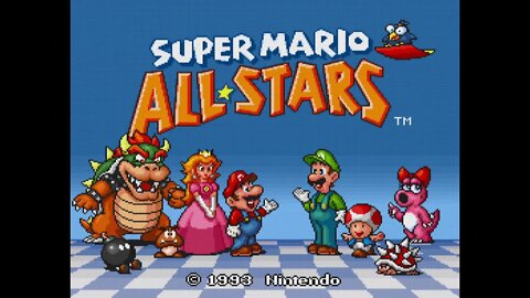 Super Mario All-Stars (USA) - Super Nintendo - Live com MiSTer FPGA