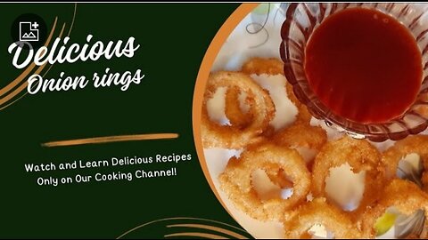 How to make crispy onion ring's|easy way to make crispy onion ring's