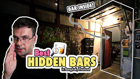 Best HIDDEN BARS in Bangkok 🔎🥃