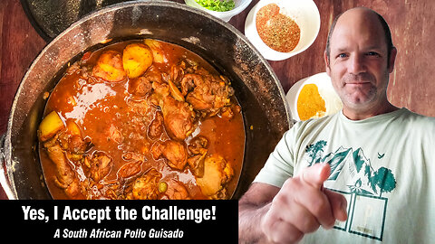 I Accept Your Challenge - A South African Pollo Guisado Potjie With Roosterkoek