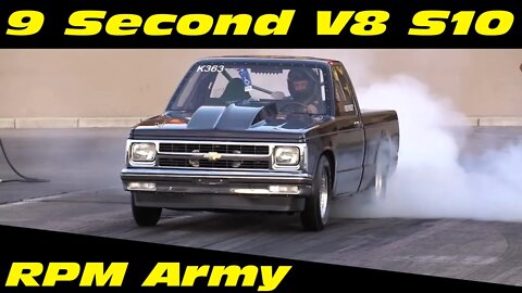 9 Second Chevy S10 Wednesday Night Drags at NTR