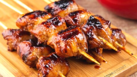 BBQ Chicken Kabobs (Keto Diet)