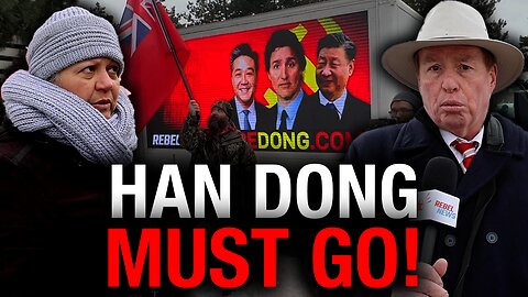 Protesters descend on alleged Communist-backed MP's office (and we brought a billboard truck)