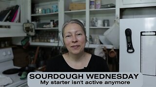 SOURDOUGH WEDNESDAY | My starter isn't active anymore | Adding raisins to your starter