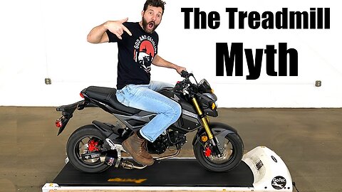 What happens when you RIDE on a TREADMILL Motorcycle Challenge