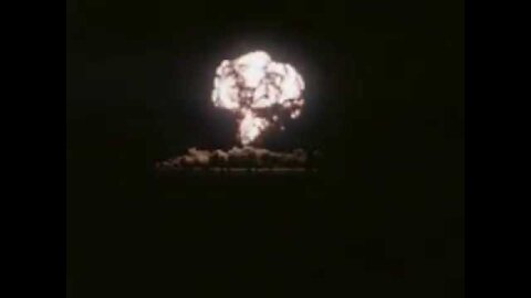 Operation Cue (1955) Atom bomb test in Nevada- (public Domain)