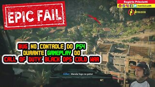 ⚠️ BUG! Durante Gameplay de CALL OF DUTY: BLACK OPS COLD WAR o controle do PS4 desliga!