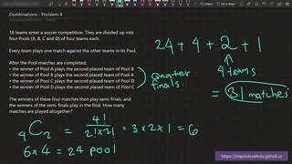 AMC8 Course | Combinations | Problem 4