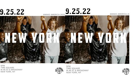 REVIVAL NOW! Sean Feucht Let Us Worship NYC Sept 25,2022 5PM Times Square Free Event