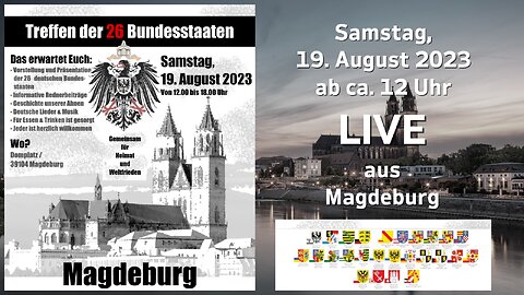 ♦️ Live aus Magdeburg Kundgebung Heimat und Weltfrieden ♦️