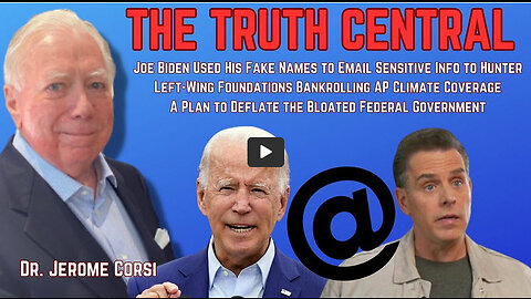 National Archives Reveals Biden Used Fake Names to Email Sensitive Info to Hunter