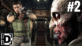 Deixando Trilhas de Zumbis em Resident Evil 1 HD Remake #2