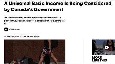 Welcome To UN, WEF and WHO Agenda 2030 'Universal Basic income' (UBI) Jail System!