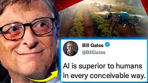 Pedophile Satanist Bill Gates Urges Govt's To Replace Farmers With AI 'Smart Farming' Bots!