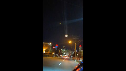 👽 STRANGE OBJECT descending over downtown Charlotte… , but do you think it’s a UFO?