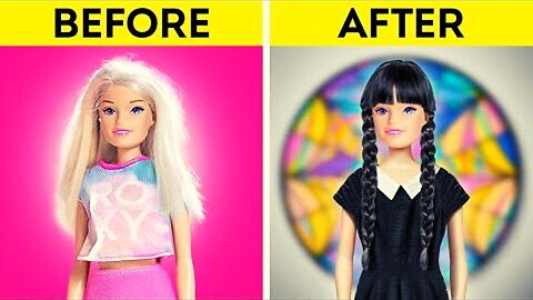 GORGEOUS DOLL TRANSFORMATION || Miniature Doll Hacks