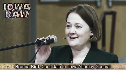 BRENNA BIRD CAMPAIGNS AT IOWA CAUCUSES IN ANKENY NORTHVIEW MIDDLE SCHOOL & IOWA ATTORNEY GENERAL