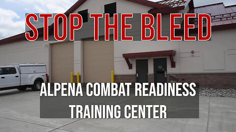 Coast Guardsmen participate in Stop the Bleed training at Alpena Combat Readiness Training Center