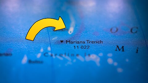 The deepest point is the Mariana Trench