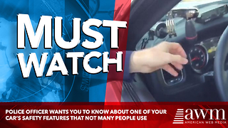 Police Officer Wants You To Know About One Of Your Car’s Safety Features That Not Many People Use