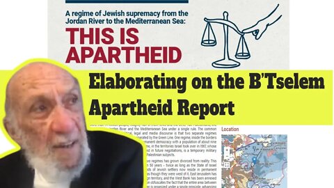 Elaborating on the B’Tselem Apartheid Report - Richard Falk