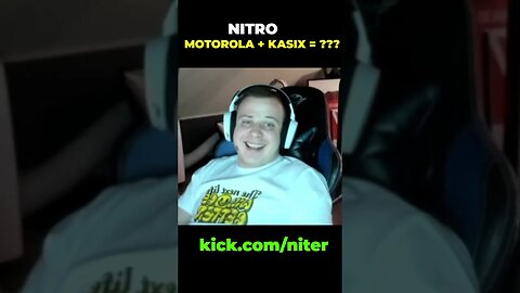 NITRO wymyślił produkt MOTOROLA + KASIX #nitro #thenitrozyniak #shorts