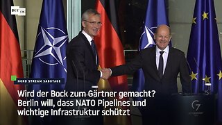 Berlin will, dass NATO Pipelines und wichtige Infrastruktur schützt