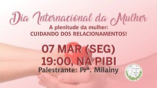 ENCONTRO DAS MULHERES CRISTÃS EM MISSÃO | 07 MARÇO 2022 | 19H