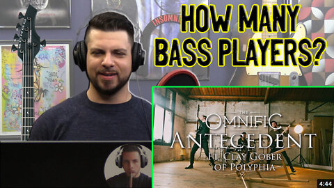 ANTICEDENT (Ft. Clay Gober of Polyphia) - The Omnific - INSOMNIAC REACTS