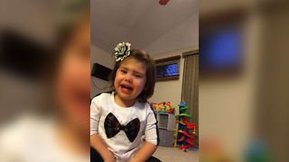 Toddler Finds Out Hanukkah Is Over