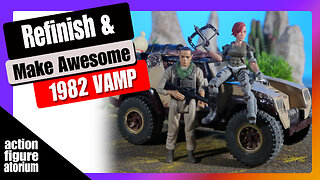 Refinishing the classic 1982 GI Joe Vamp Jeep | REvamp Part 2