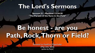Be honest with yourself... Are you Path, Rock, Thorn or Field? ❤️ Jesus explains Matthew 13:24-30