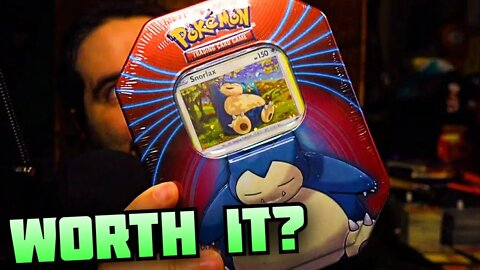 Is this Snorlax Tin Worth It? Pokemon Card Collecting!