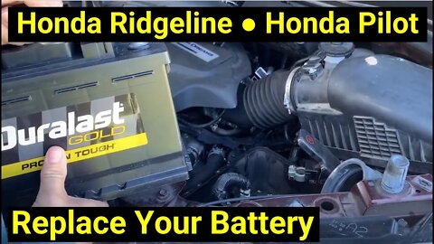 Honda Pilot and Ridgeline GEN 2 ● Battery Replacement ✅ (years 2016 and up) YK2/3 YF5/6