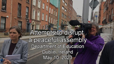 Attempts to disrupt a peaceful assembly