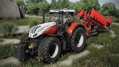 Farming Simulator Steyr Terrus 6300 CVT & Vogel & Noot Heros 1000 | Elmcreek | Engine Sound