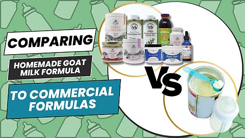 Comparing Cost and Nutrition of GMF to Commercial Formula