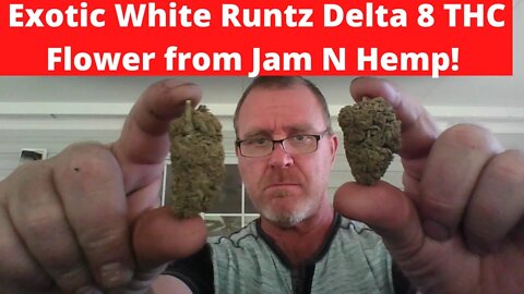 Exotic White Runtz Delta 8 THC Flower from Jam N Hemp!