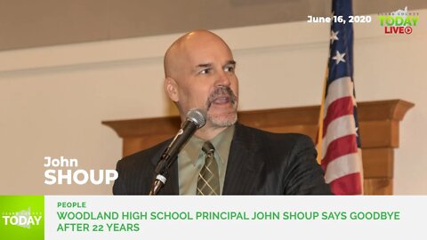 Woodland High School Principal John Shoup says goodbye after 22 years