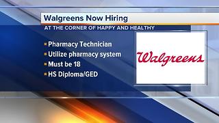 Workers Wanted: Walgreens is now hiring