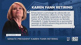 Arizona Senate President Karen Fann to retire in 2023, will not seek re-election