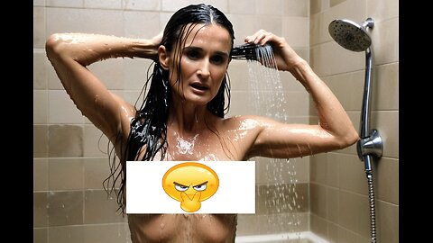 Demi Moore splish splash Ai Generated